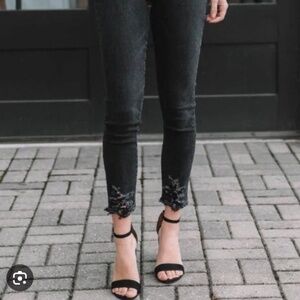 AGOLDE Sophie crop Chewed Hem Jean